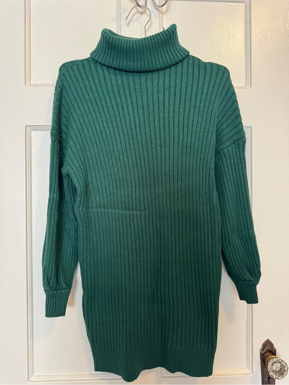 Emerald Green Sweater Dress